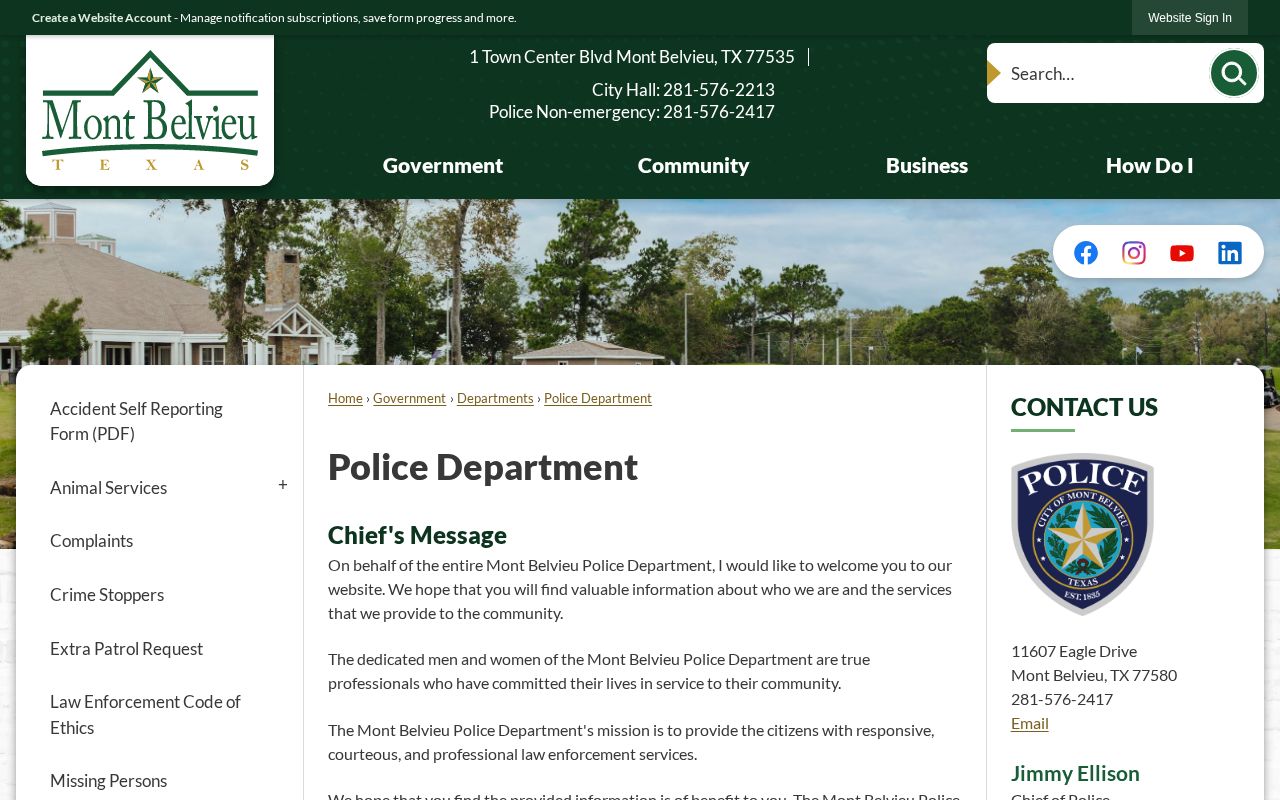 Mont Belvieu Police Department official arrest-record route for Chambers County booking inquiries